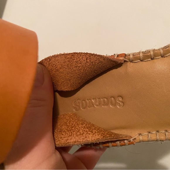 Soludos Cadiz leather espadrille sandal size 5.5 - Picture 7 of 8